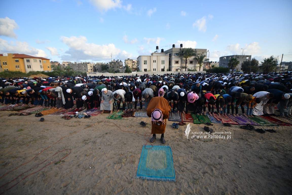 صلاة العيد في غزة